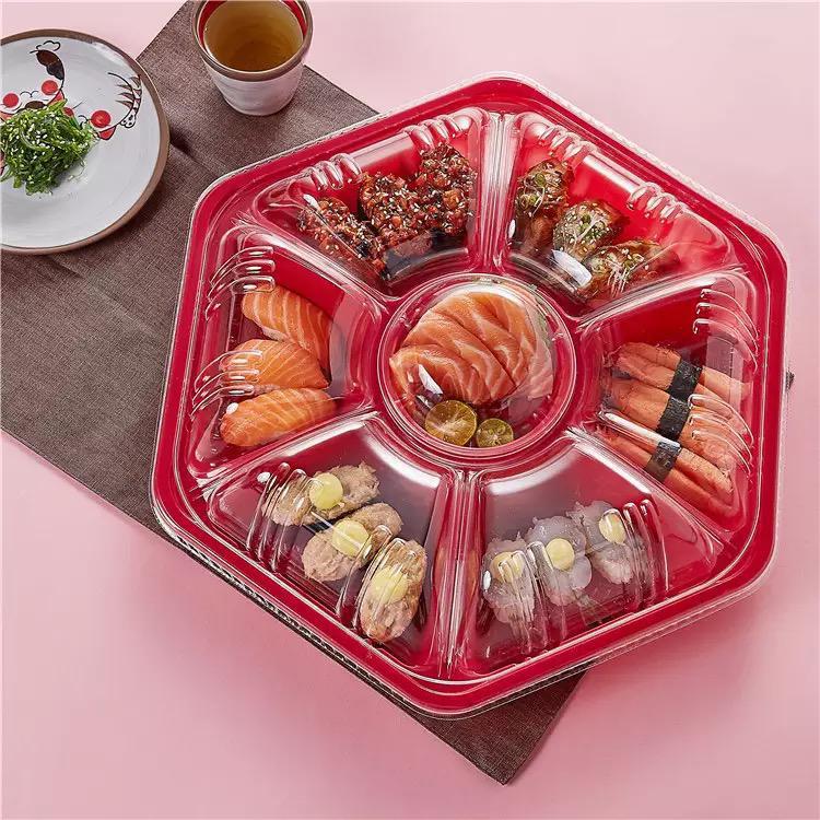 طبق فواكه مقسم – 7 أقسام (صغير)