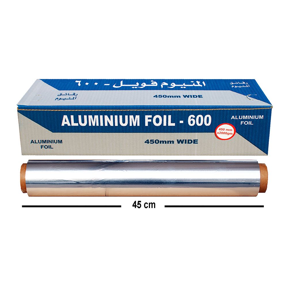 aluminum foil and cling film