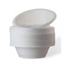 white plastic bowl